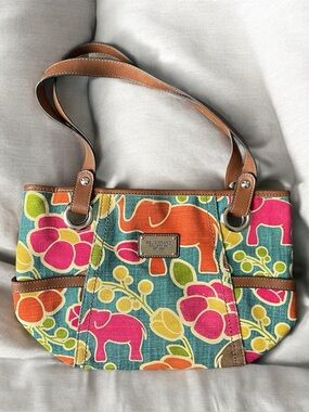Relic Floral Elephant Shoulder Bag